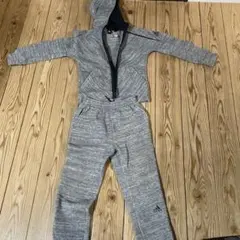 adidas フルジップ ジャージ 140 セットアップ