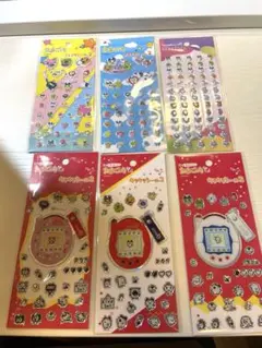 キャラクターシール たまごっち 6枚セット