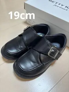 BETTY KID'S ブラックフォーマルシューズ 19.0cm