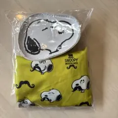 【新品】DHC スヌーピー チャーム付 エコバッグ (イエロー)