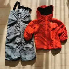 スキー スキーウェア 120サイズ 上下セット イグニオ 赤
