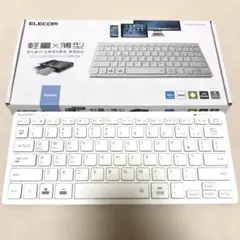 エレコム Bluetoothミニキーボード TK-FBP102WHのサムネイル