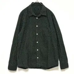 アーバンリサーチ◆ドット柄長袖シャツ/薄手 胸ポケット レギュラーカラー 日本製