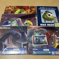 モンスターズ・インク 이치방쿠지 J賞 ポスター＆ポストカードセット 5枚セット