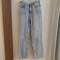 ✨️極美品✨️ZARA　ザラ　デニムパンツ　ライトブルー　レディース　送料無料のサムネイル