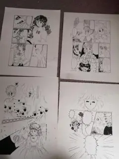 ‼️少女漫画 原画　素人漫画　　趣味　12枚‼️