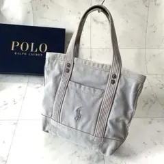 ラルフローレン.スエット生地ミニトートバッグ - メルカリ