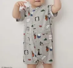 ジェラートピケ ミッフィ　DickBruna BABY接触冷感総柄ロンパースのサムネイル