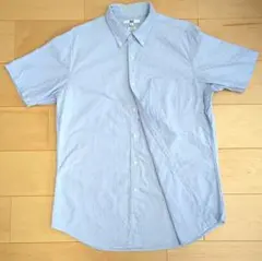UNIQLO XL スリムフィット 半袖シャツ ドット柄
