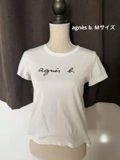 agnès b. ホワイト Tシャツ 半袖　M2サイズ