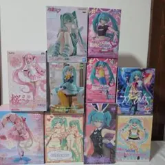 開封済】初音ミク フィギュア 10体セット セガ、タイトー、フリュー