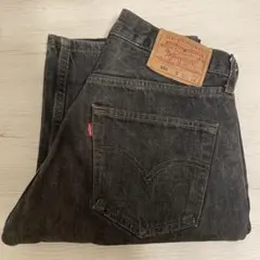 【Levis】 リーバイス501 ブラックデニムパンツ フィリピン製