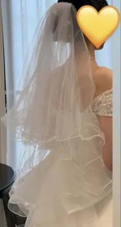 ウェディングベール　パール