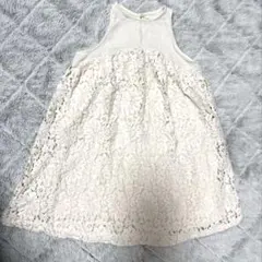 ●【美品】 ZARA ザラ　キッズ　ワンピース　140 白　レース