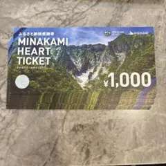 ミナカミハートチケット　27000円分（1000円券×27枚）