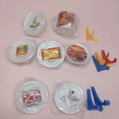 ディズニー yujin　①ミニ絵皿まとめセット