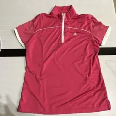 adidasGOLF アディダスゴルフ ハーフジップシャツ 赤　OT/XG