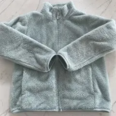 ユニクロ ミントグリーン フリースジャケット 140cm