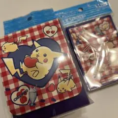 ピカチュウとハート デッキケース デッキシールド