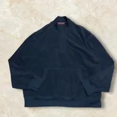 90S 00S OLD NAVY 厚手 フリース ジップ US古着 プルオーバー