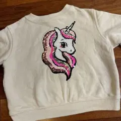 H&M ユニコーン刺繍 トレーナー 104