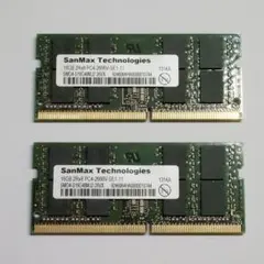SanMax DDR4-2666 32GB 16GBx2 SO-DIMMのサムネイル