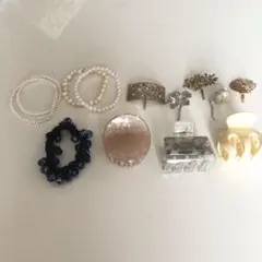 ヘアアクセサリー　髪留め　クリップ　ゴム　まとめて　セット　13点