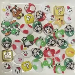 キャラクターネイル ユニバネイル マリオ 3dパーツ まとめ売り
