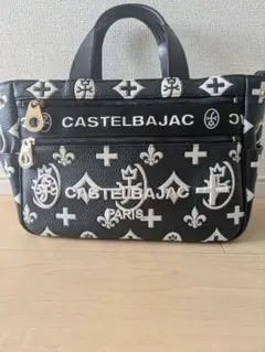 CASTELBAJAC トートバッグ ブラック/ホワイト