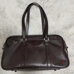 イーストボーイ 茶色 スクールバッグ 合成皮革 通学バック