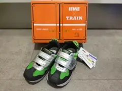 新品未使用 IFME TRAIN 山手線 靴 電車 16.5cm 緑 イフミー