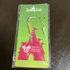 香港ディズニー　携帯クリーナーストラップ　ピンク