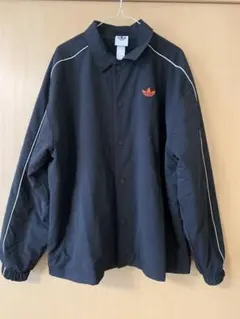 限界値 アディダス コーチジャケット ブラック×アイボリー 定価より52％OFF