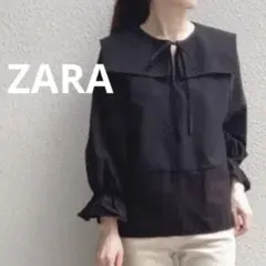 ZARA セーラーカラーブラウス