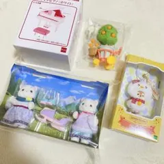 シルバニアファミリー まとめ キーチェーン シカの赤ちゃん ゆきだるま おまけ付