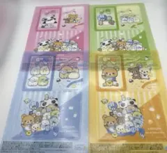 San-xキャラクターズ×LAWSON クリアシート４種コンプリート　x2セット