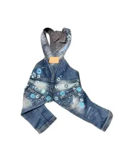 asknowasdewan 刺繍デニムサロペットPT3号