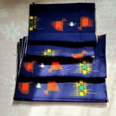 U-5 着物のほどき　ハギレ　ウール？　レトロ