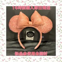 【新品未使用タグ付き】ディズニー マット ミニー スパンコール カチューシャ