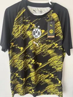 【新品正規品】PUMA BVB 09 ドルトムント プラクティスシャツ Mのサムネイル