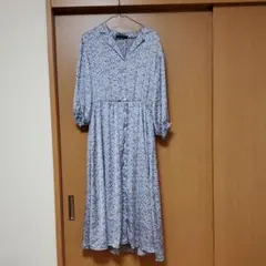 W closet 花柄ワンピース