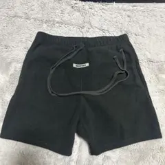 ESSENTIALS FOG ショートパンツ ハーフパンツ ブラック - メルカリ