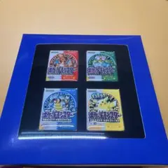 ポケセン ポケモンセンター パッケージピンズコレクション 赤 緑 青 黄