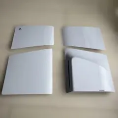 PS5用純正ホワイトカバー4枚セット　美品