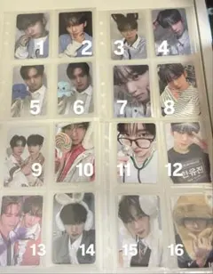 ゼベワン ユジン トレカ