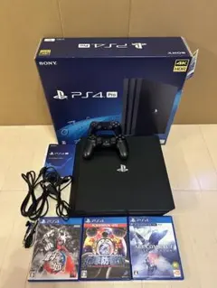 PS4 Pro 本体 + ゲーム3本セット