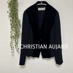 【美品】CHRISTIAN AUJARD ブラックフォーマル　ジャケット　M