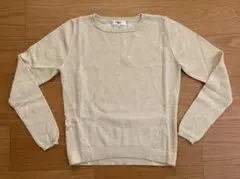 NATURAL BEAUTY BASIC ニット （M）ゴールドのラメ