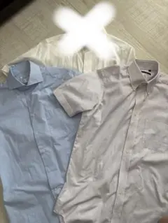 THE SUIT COMPANY 半袖ワイシャツ イージーケア 2枚セット Sのサムネイル