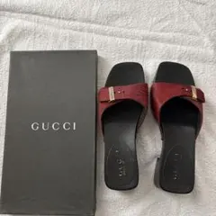 未使用に近い グッチ GUCCI ホースビット ミュール 35 サンダル - メルカリ